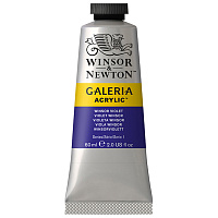 Краска акриловая художественная Winsor&Newton "Galeria", 60мл, туба, Винзор фиолетовый фото Краска акриловая художественная Winsor&Newton "Galeria", 60мл, туба, Винзор фиолетовый