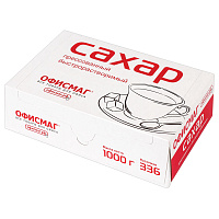 Сахар-рафинад ОФИСМАГ 1 кг (336 кусочков, размер 12х14х15 мм), 620683 фото Сахар-рафинад ОФИСМАГ 1 кг (336 кусочков, размер 12х14х15 мм), 620683