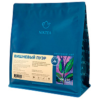 Чай листовой NIKTEA "Вишневый пуэр" черный с ароматом вишни 250 г, TNIKTE-L00042 фото Чай листовой NIKTEA "Вишневый пуэр" черный с ароматом вишни 250 г, TNIKTE-L00042