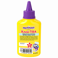 Клей ПВА ЮНЛАНДИЯ (бумага, картон, дерево), 85 г, 227381 фото Клей ПВА ЮНЛАНДИЯ (бумага, картон, дерево), 85 г, 227381