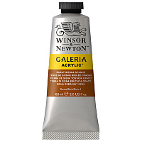 Краска акриловая художественная Winsor&Newton "Galeria", 60мл, туба, жженая сиена непрозрачная фото Краска акриловая художественная Winsor&Newton "Galeria", 60мл, туба, жженая сиена непрозрачная