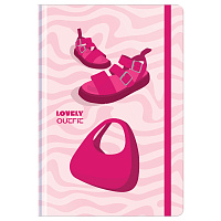 Ежедневник недатированный А5, 128л., 7БЦ, BG "Lovely outfit", матовая ламинация, на резинке фото Ежедневник недатированный А5, 128л., 7БЦ, BG "Lovely outfit", матовая ламинация, на резинке