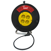 Удлинитель на катушке РБК16, 4 розетки без заземления КГ 2х1,5 мм2, 30 м, 16 А, медь, морозостойкий, 2622 фото Удлинитель на катушке РБК16, 4 розетки без заземления КГ 2х1,5 мм2, 30 м, 16 А, медь, морозостойкий, 2622