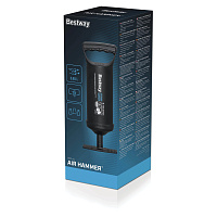 Насос ручной 0,85 л/цикл, 30 см, шланг с 3 насадками, BESTWAY, 62002 фото Насос ручной 0,85 л/цикл, 30 см, шланг с 3 насадками, BESTWAY, 62002