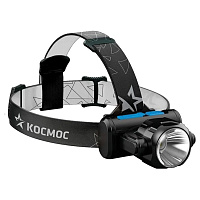 Фонарь налобный аккумуляторный КОСМОС, 5 Вт, COB, Li-ion, 3 режима, заряд от USB, KOCH5WLi-On фото Фонарь налобный аккумуляторный КОСМОС, 5 Вт, COB, Li-ion, 3 режима, заряд от USB, KOCH5WLi-On