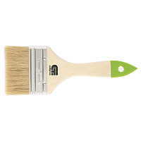 Кисть малярная плоская Сибртех из натуральной щетины 75x10 мм (82265)