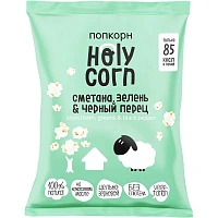 Попкорн Holy Corn сметана/зелень/черный перец 20 г фото Попкорн Holy Corn сметана/зелень/черный перец 20 г