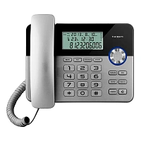 Телефон проводной TeXet ТХ-259 черный/серебристый фото Телефон проводной TeXet ТХ-259 черный/серебристый