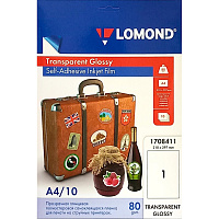 Пленка для проекторов Lomond 1708411 прозрачная А4 10 листов фото Пленка для проекторов Lomond 1708411 прозрачная А4 10 листов