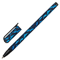 Ручка шариковая BRAUBERG SOFT TOUCH STICK "WHALE", СИНЯЯ, мягкое покрытие, узел 0,7 мм, 143709 фото Ручка шариковая BRAUBERG SOFT TOUCH STICK "WHALE", СИНЯЯ, мягкое покрытие, узел 0,7 мм, 143709