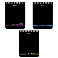 Блокнот МАЛЫЙ ФОРМАТ А6 108х145 мм, 40 л., гребень, картон, клетка, BRAUBERG, "Black & notes", 114389 фото Блокнот МАЛЫЙ ФОРМАТ А6 108х145 мм, 40 л., гребень, картон, клетка, BRAUBERG, "Black & notes", 114389