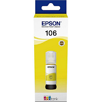 Чернила Epson T00R4 C13T00R440 желтые оригинальные фото Чернила Epson T00R4 C13T00R440 желтые оригинальные
