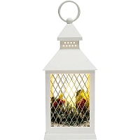 Фонарь декоративный Neon-Night со свечкой белый (10.5x10.5x24 см)