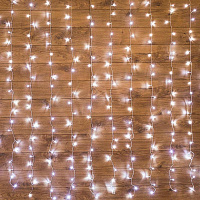 Гирлянда светодиодная Neon-Night Дождь бахрома белый свет 144 светодиодов (1.5x1.5 м) фото Гирлянда светодиодная Neon-Night Дождь бахрома белый свет 144 светодиодов (1.5x1.5 м)