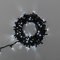 Гирлянда светодиодная Дюраплей 20м 200 каучук , мерцание, Белая 315-175