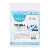 Салфетки для уборки Vega, вискоза, волна, 30*34см, 10шт. фото Салфетки для уборки Vega, вискоза, волна, 30*34см, 10шт.
