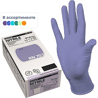 Перчатки медицинские смотровые Manual RN 707 нитриловые неопудренные особопрочные в ассортименте (размер XL, 100 штук/50 пар в упаковке) фото Перчатки медицинские смотровые Manual RN 707 нитриловые неопудренные особопрочные в ассортименте (размер XL, 100 штук/50 пар в упаковке)