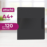 Скоросшиватель пластиковый с пружинным механизмом Attache Digital А4+ до 120 листов черный (толщина обложки 0.45 мм) фото Скоросшиватель пластиковый с пружинным механизмом Attache Digital А4+ до 120 листов черный (толщина обложки 0.45 мм)