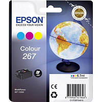 Картридж струйный Epson T267 C13T26704010 CMY оригинальный фото Картридж струйный Epson T267 C13T26704010 CMY оригинальный