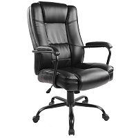 Кресло для руководителя Easy Chair 584 TR черное (рециклированная кожа, металл) фото Кресло для руководителя Easy Chair 584 TR черное (рециклированная кожа, металл)