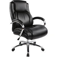 Кресло для руководителя Easy Chair 585 TR черное (рециклированная кожа, металл) фото Кресло для руководителя Easy Chair 585 TR черное (рециклированная кожа, металл)