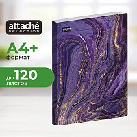 Скоросшиватель пластиковый с пружинным механизмом Attache Selection Fluid А4+ до 120 листов фиолетовый (толщина обложки 0.45 мм) фото Скоросшиватель пластиковый с пружинным механизмом Attache Selection Fluid А4+ до 120 листов фиолетовый (толщина обложки 0.45 мм)