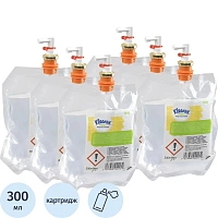Сменный картридж для освежителя воздуха 300 мл, KIMBERLY-CLARK Kleenex Fresh, КОМПЛЕКТ 6 шт., 6190
