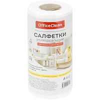 Салфетки универсальные OfficeClean, 20*22см, 70шт., в рулоне, 45г/м2 фото Салфетки универсальные OfficeClean, 20*22см, 70шт., в рулоне, 45г/м2