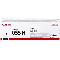 Картридж лазерный Canon 055H M 3018C002 пурпурный оригинальный повышенной емкости фото Картридж лазерный Canon 055H M 3018C002 пурпурный оригинальный повышенной емкости