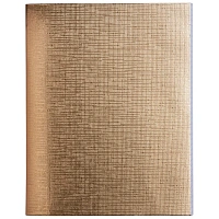 Бизнес-тетрадь Hatber Metallic А5 48 листов золотистая в клетку на скрепке (148x210 мм) фото Бизнес-тетрадь Hatber Metallic А5 48 листов золотистая в клетку на скрепке (148x210 мм)