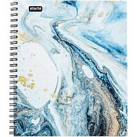 Бизнес-тетрадь Attache Selection Fluid А5 96 листов разноцветная в клетку на спирали (170х203 мм)