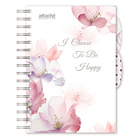 Бизнес-тетрадь Attache Selection Flower Dreams I Choose A5 разноразноцветная 140 листов в клетку на спирали (170x205 мм) фото Бизнес-тетрадь Attache Selection Flower Dreams I Choose A5 разноразноцветная 140 листов в клетку на спирали (170x205 мм)
