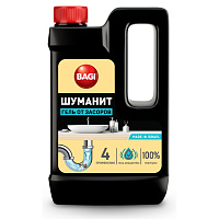 Средство для прочистки труб Bagi Шуманит гель 450 мл фото Средство для прочистки труб Bagi Шуманит гель 450 мл