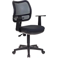 Кресло офисное Бюрократ CH 797 черное (сетка/ткань, пластик)