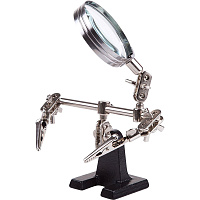 Держатель Rexant Третья рука с лупой (12-0251)