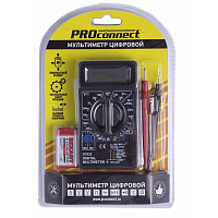 Мультиметр PROconnect портативный M832 (13-3012) фото Мультиметр PROconnect портативный M832 (13-3012)
