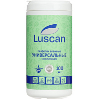 Влажные салфетки универсальные Luscan 100 штук в упаковке фото Влажные салфетки универсальные Luscan 100 штук в упаковке
