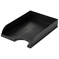 Лоток горизонтальный для бумаг BRAUBERG Standard, 350х253х65 мм, черный, 237947 фото Лоток горизонтальный для бумаг BRAUBERG Standard, 350х253х65 мм, черный, 237947