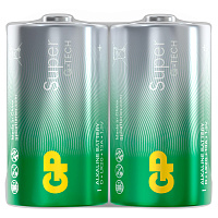 Батарейка GP Super G-Tech D (LR20) 13A алкалиновая, OS2 фото Батарейка GP Super G-Tech D (LR20) 13A алкалиновая, OS2