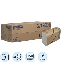Полотенца бумажные листовые Kimberly Clark Kimberly-Clark М-сложение 1-слойные белые 16 пачек по 250 листов (3749) фото Полотенца бумажные листовые Kimberly Clark Kimberly-Clark М-сложение 1-слойные белые 16 пачек по 250 листов (3749)