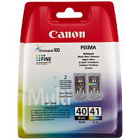 Картридж струйный Canon PG-40/CL-41 0615B043 набор цветной/черный оригинальный фото Картридж струйный Canon PG-40/CL-41 0615B043 набор цветной/черный оригинальный