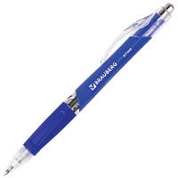 Ручка шариковая автоматическая с грипом BRAUBERG "Cobalt", СИНЯЯ, корпус синий, узел 0,7 мм, линия письма 0,35 мм, 141068 фото Ручка шариковая автоматическая с грипом BRAUBERG "Cobalt", СИНЯЯ, корпус синий, узел 0,7 мм, линия письма 0,35 мм, 141068