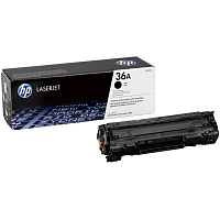 Картридж лазерный HP 36A CB436A черный оригинальный фото Картридж лазерный HP 36A CB436A черный оригинальный