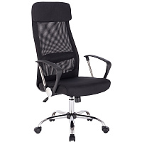 Кресло для руководителя Easy Chair 589 TC черное (сетка/ткань, металл) фото Кресло для руководителя Easy Chair 589 TC черное (сетка/ткань, металл)