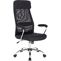 Кресло для руководителя Easy Chair 591 TC чёрное (сетка/ткань, металл) фото Кресло для руководителя Easy Chair 591 TC чёрное (сетка/ткань, металл)