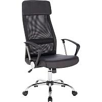Кресло для руководителя Easy Chair 589 TPU черное (искусственная кожа/сетка, металл) фото Кресло для руководителя Easy Chair 589 TPU черное (искусственная кожа/сетка, металл)