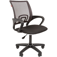 Кресло офисное Easy Chair 304 (LT) серое/черное (сетка/ткань, пластик) фото Кресло офисное Easy Chair 304 (LT) серое/черное (сетка/ткань, пластик)