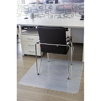 Коврик напольный для паркета/ламината Easy Chair матовый (прямоугольный, полипропилен, 1000х1.5х1000 мм) фото Коврик напольный для паркета/ламината Easy Chair матовый (прямоугольный, полипропилен, 1000х1.5х1000 мм)
