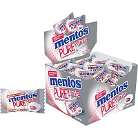 Жевательная резинка Mentos Pure White клубника (100 штук в упаковке) фото Жевательная резинка Mentos Pure White клубника (100 штук в упаковке)