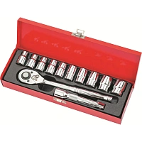 Набор головок торцевых 12 предметов, 1/2 (10-24 мм) MATRIX 13526